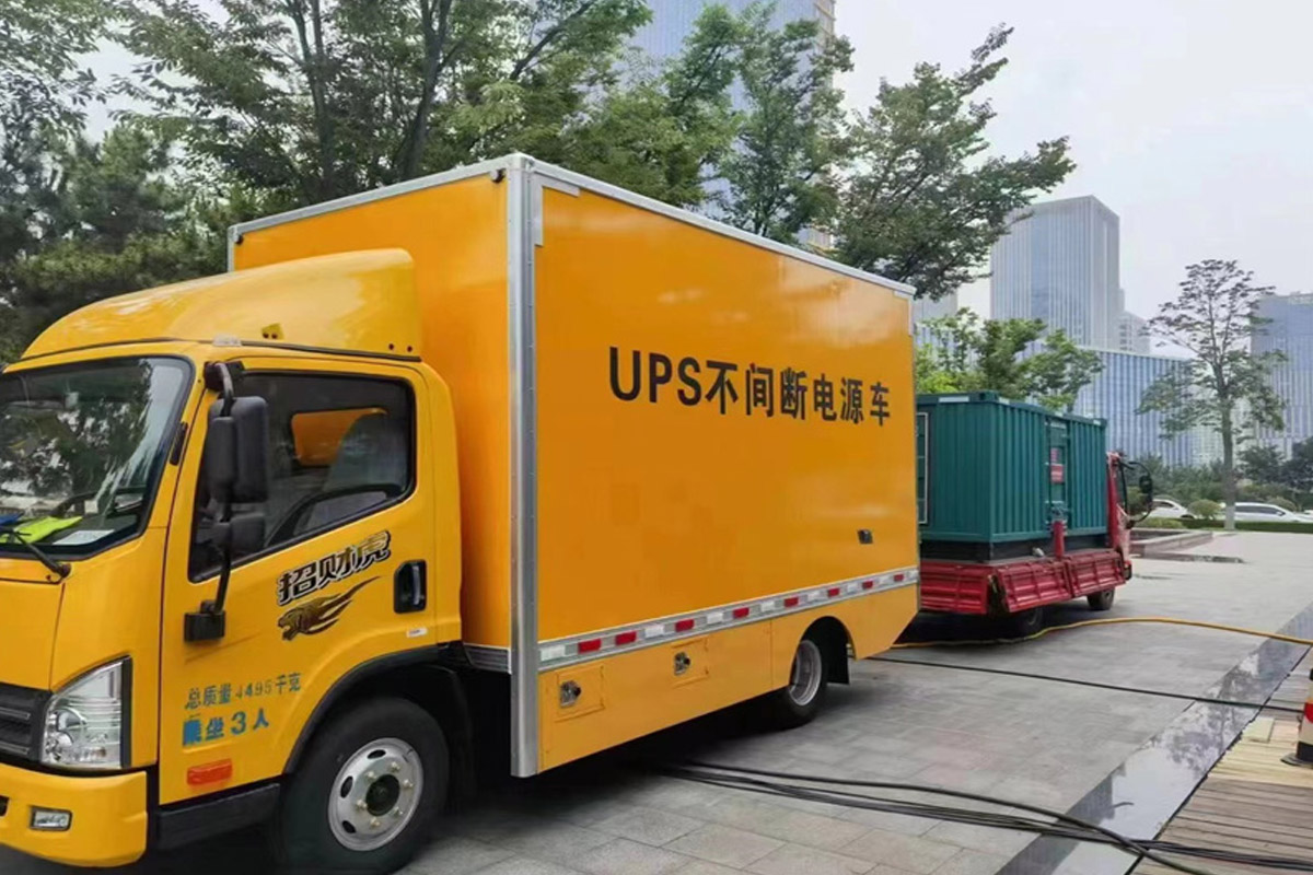 循化发电机租赁施工现场