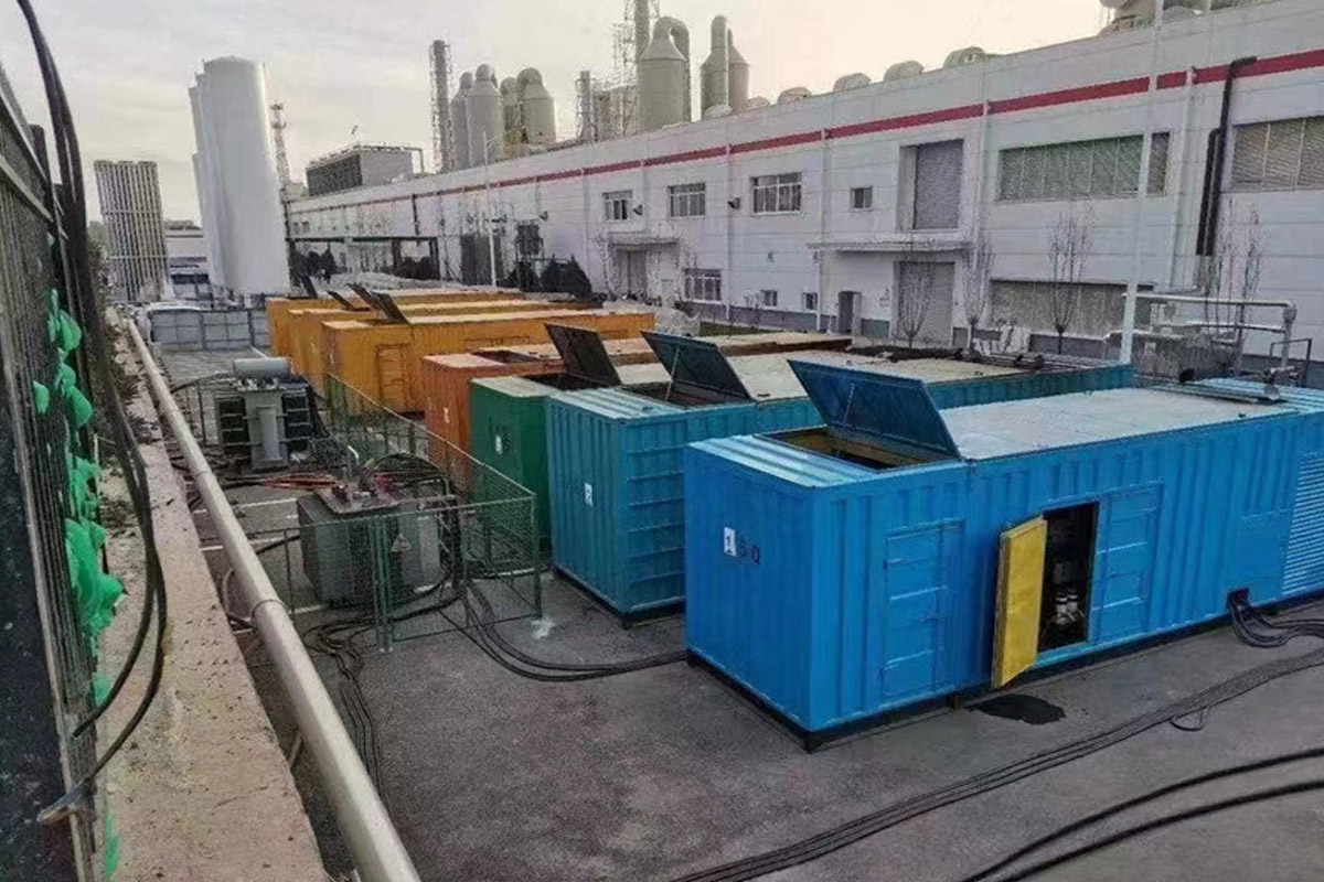 循化发电机租赁施工现场